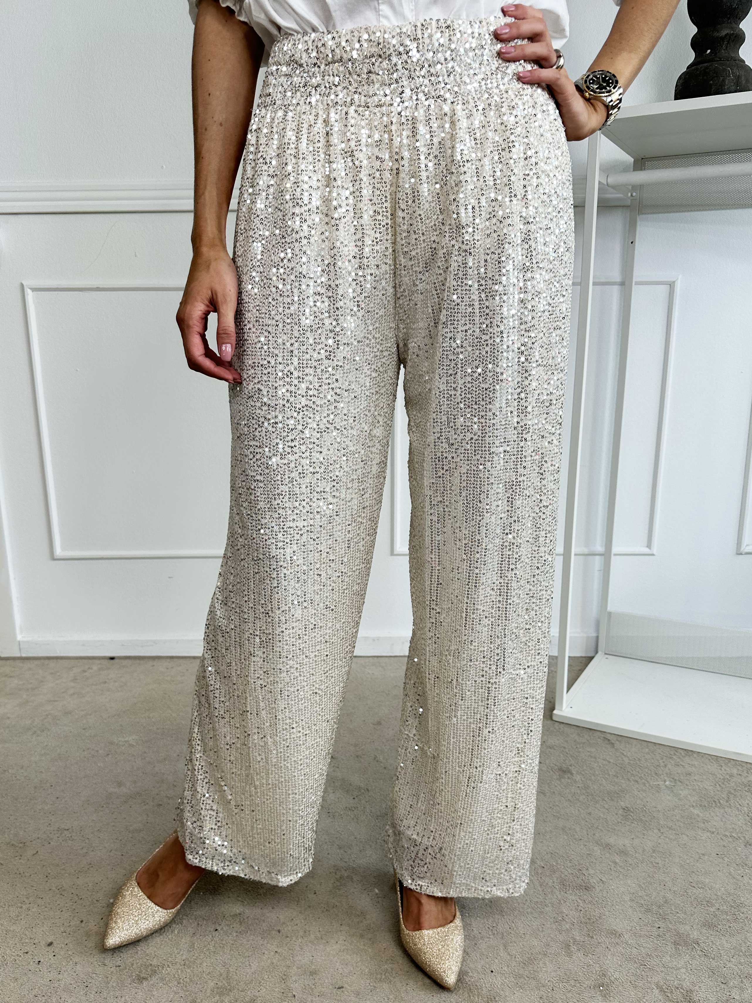 Pams Pants Glitter - Løse bukser med pailletter